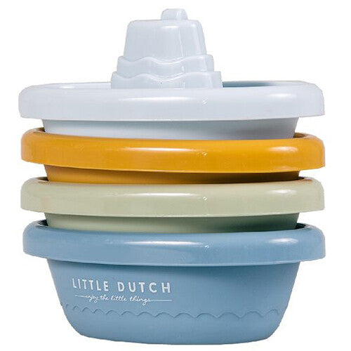 Little dutch stapelbare badbootjes blauw