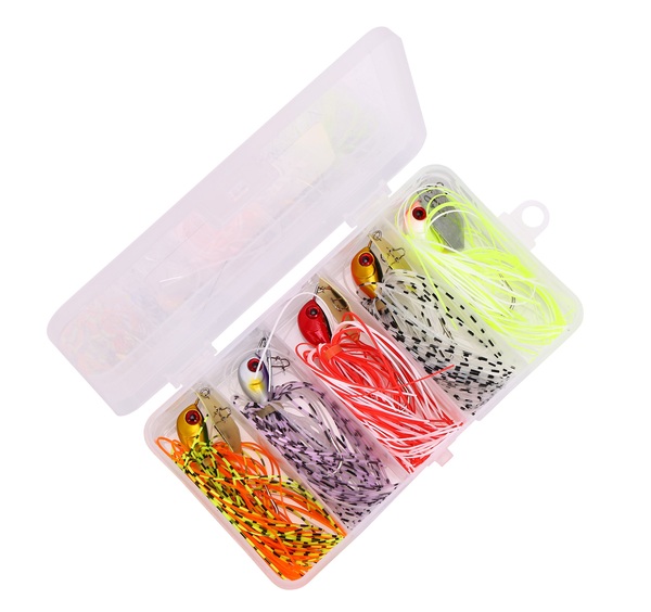 Kit de bladed jigs Fish4All 19g 12cm (5pcs)