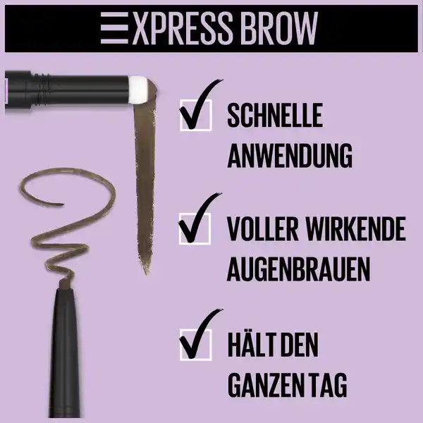 Augenbrauenstift Express Brow Satin Duo 04 Dark Brown