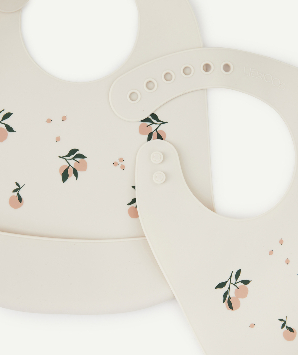LIEWOODLOT DE 2 BAVOIRS EN SILICONE TILDA PÊCHE