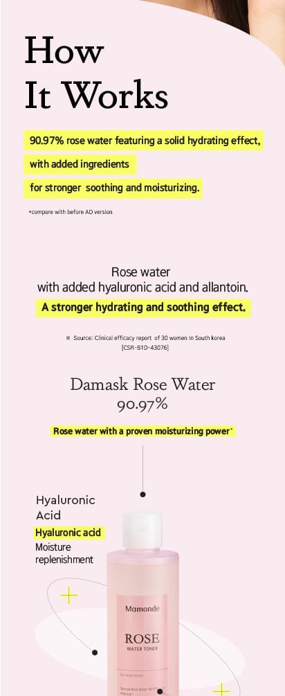MAMONDE - Rozenwater Toner