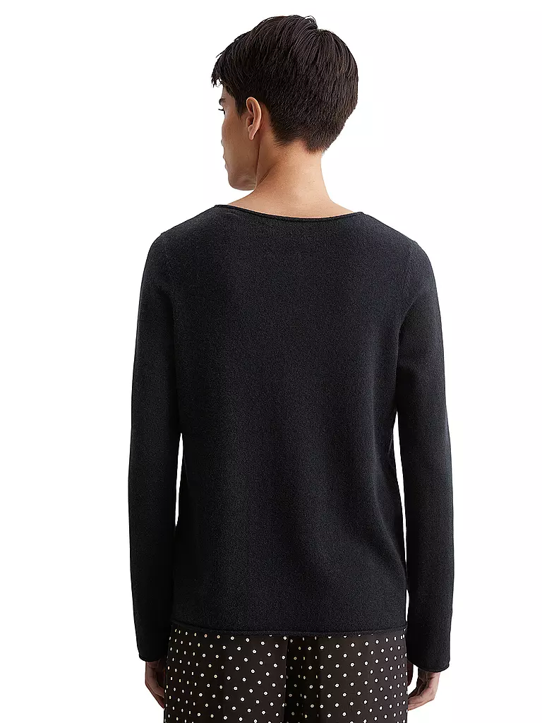 MARC O'POLO Kaschmirpullover  dunkelblau