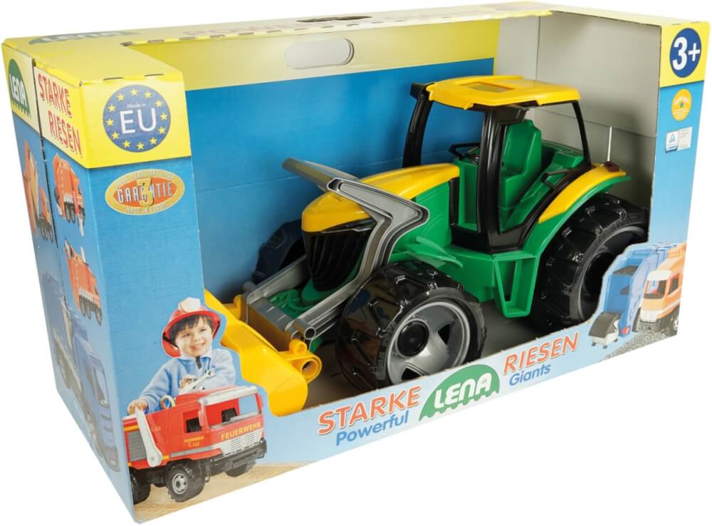 Starke Riesen Traktor m. Frontlader grün