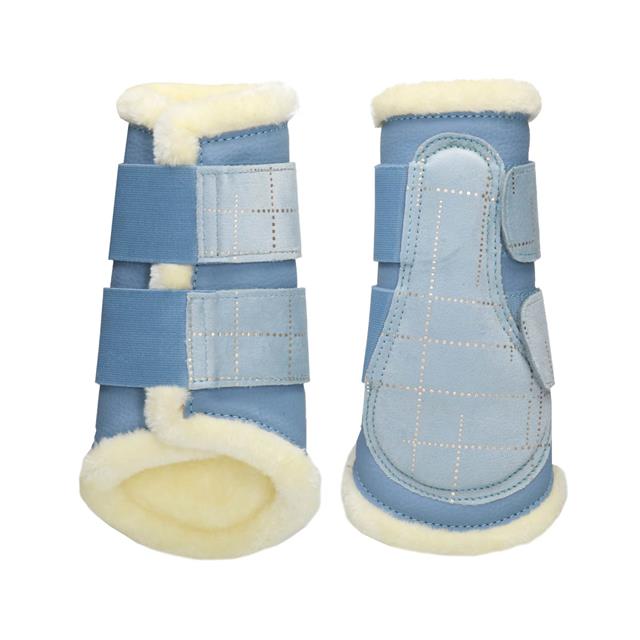 Beenbeschermers HORSEGEAR HGVelvet Dot Lichtblauw