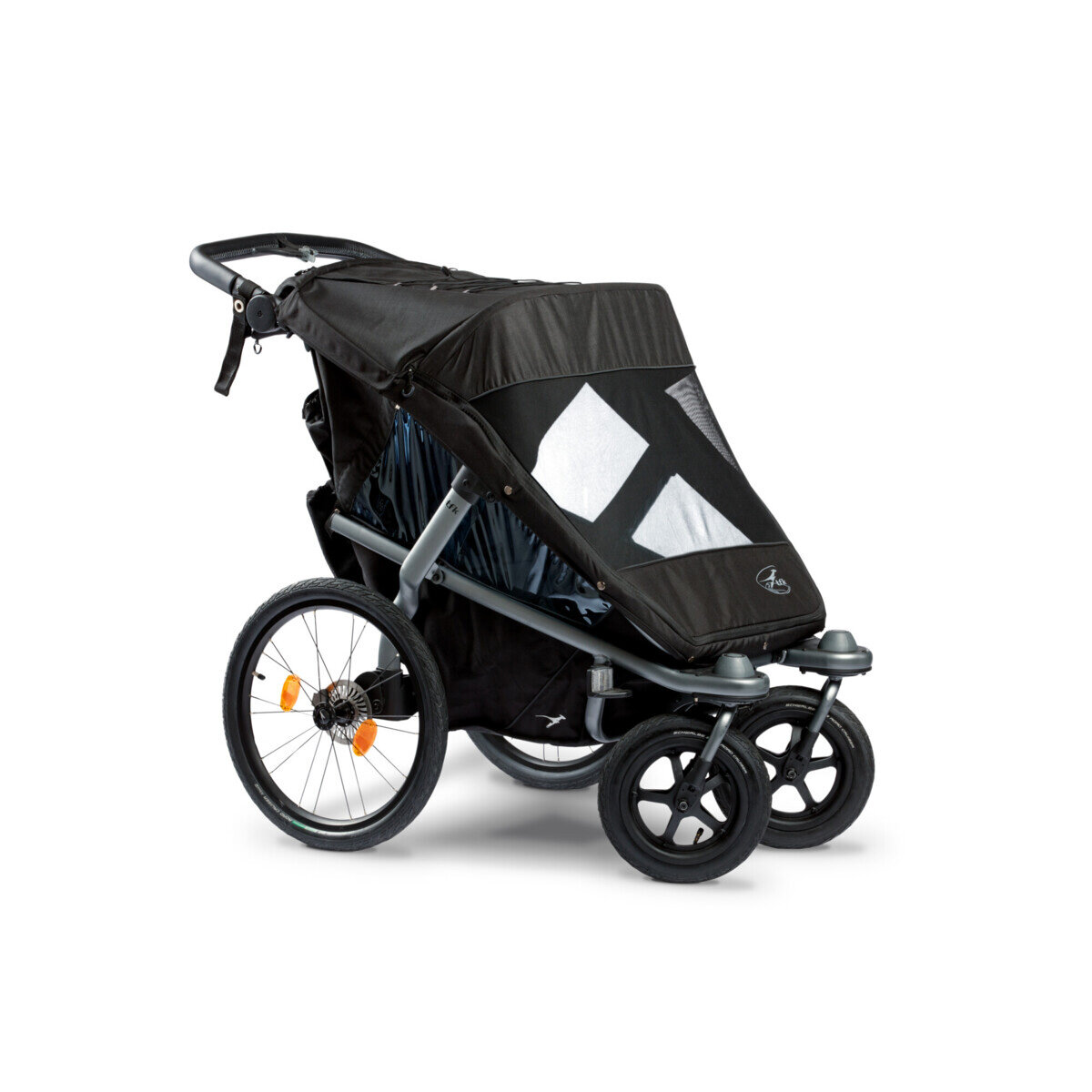 TFK Trends for kids TFK Velo 2 Fahrradanhänger mit Deichsel
