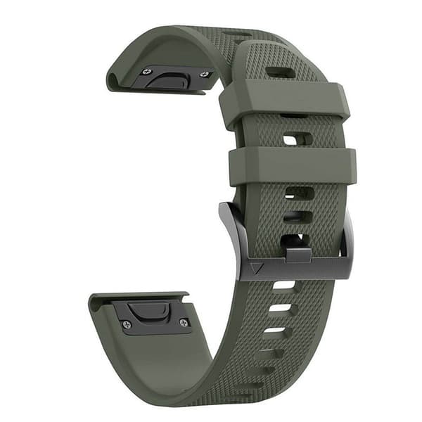 Sport Armbånd EasyFit Garmin Fenix 6X Pro - Mørk Grønn