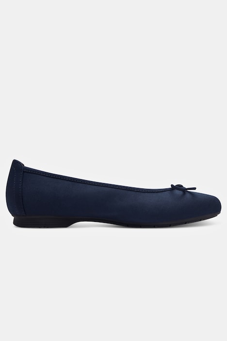 Jana Softline Ballerinas, Zierschleife, Weite H, recycelt