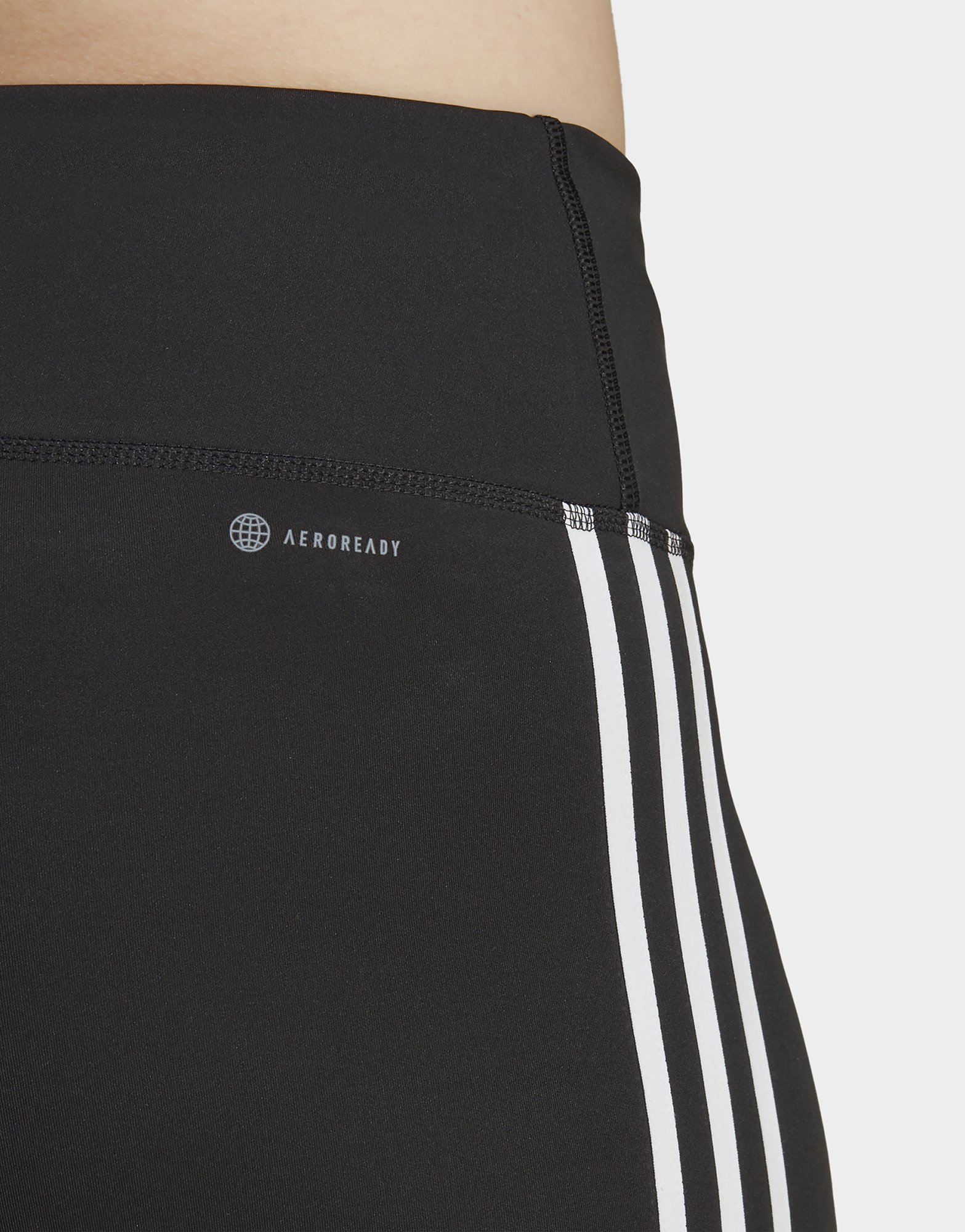 adidas Legging 7/8 taille haute à 3 bandes Train Essentials (Grandes tailles)