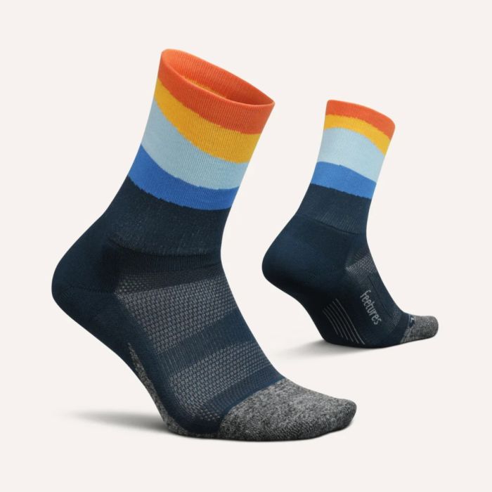 Feetures Dame Strømper Elite Ultra Light Mini Crew Grå