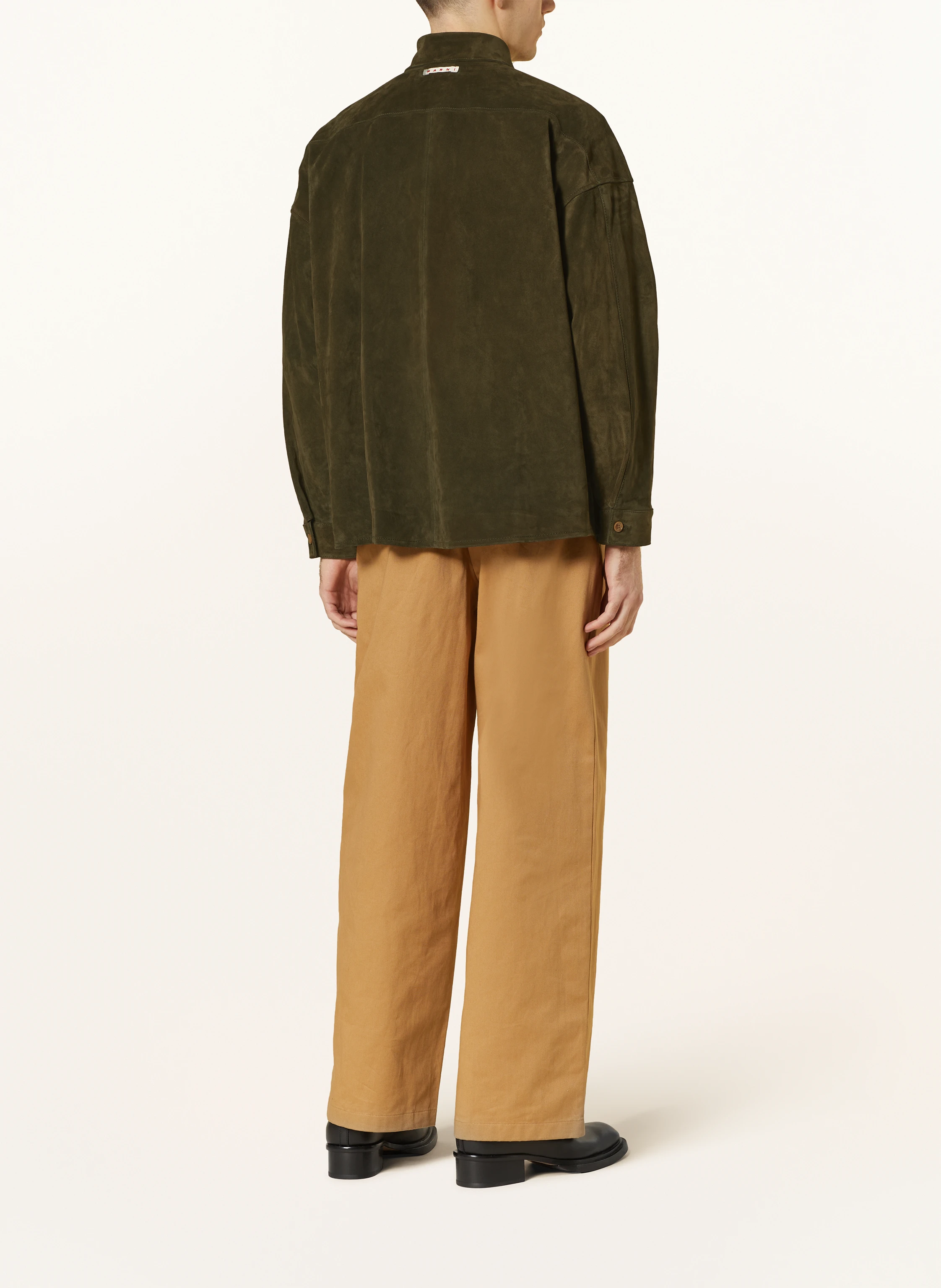 MARNI Leder-Overshirt
