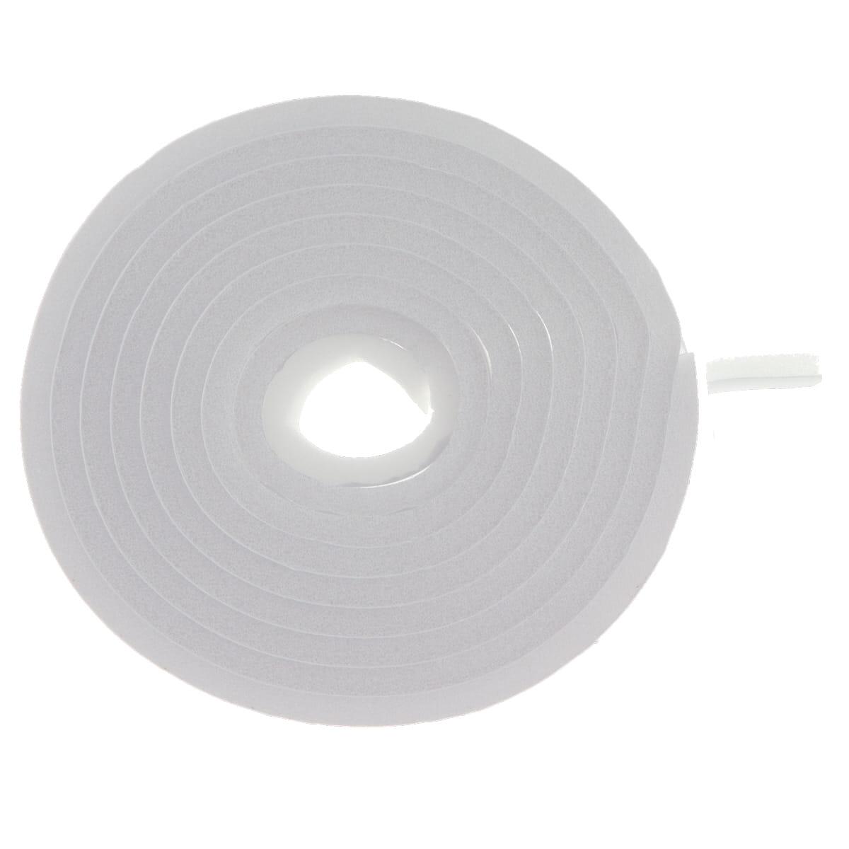 JOINT ISOLANT ADHESIF MOUSSE POLYESTER 4M 10MM BLANC