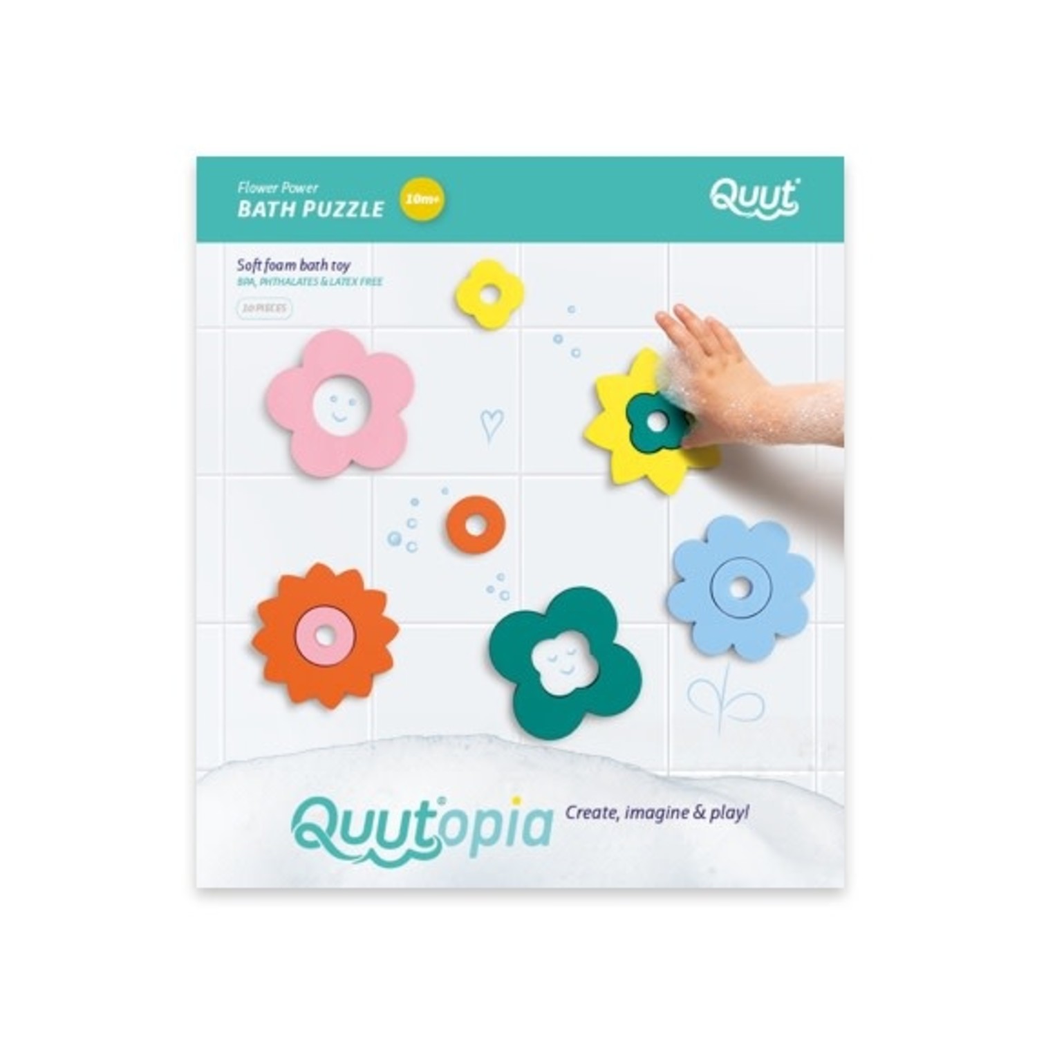 Quutopia - Bloemen bad puzzel