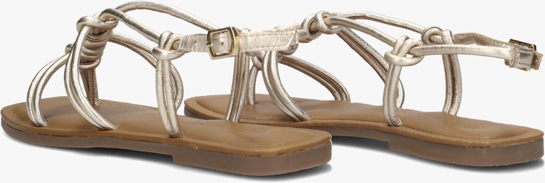 gouden lina locchi platte sandalen l1285