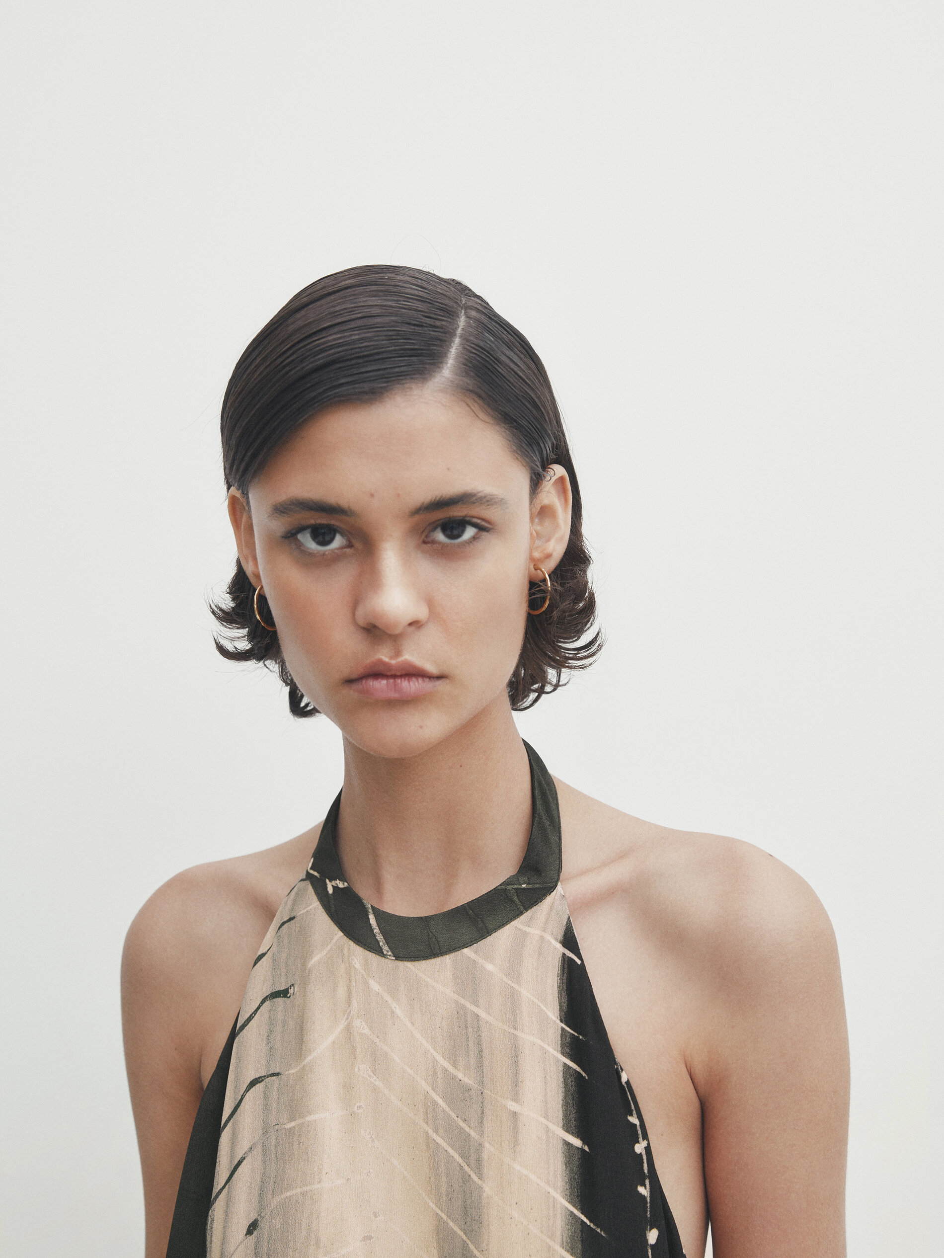 Vestido com estampa de musgo - MOSS