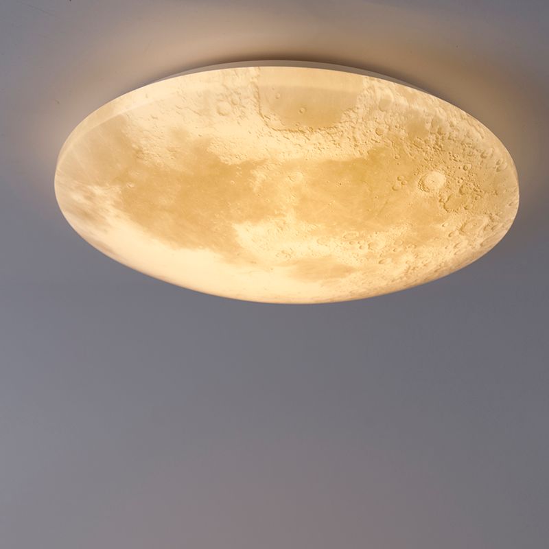 Plafondlamp wit incl. LED en dimmer met afstandsbediening - Mane