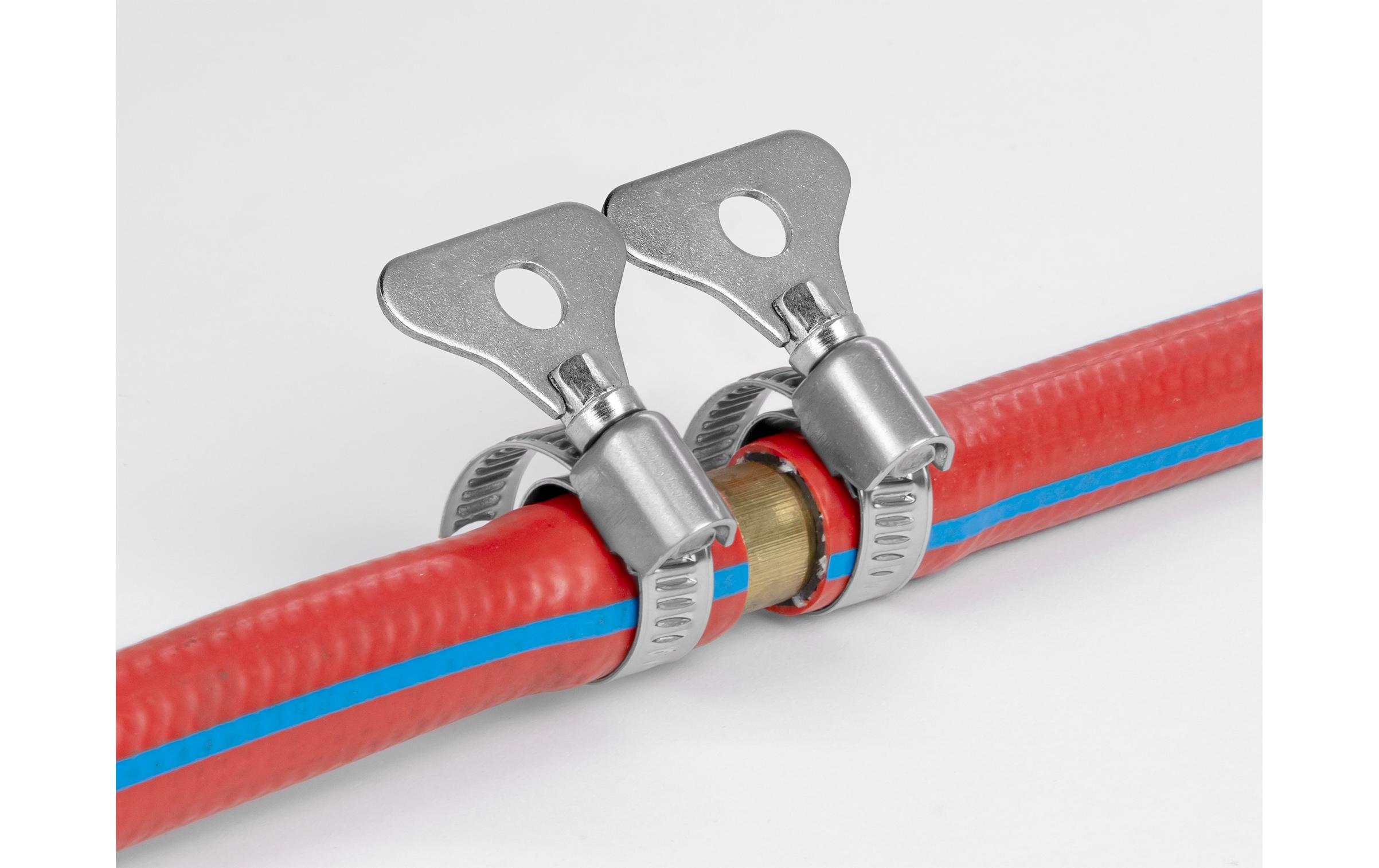Schlauchschellen-Set 40-60 mm 10 StückSchlauchschelle mit Flügelmutter 40 - 60 mm 10 Stück Metall
