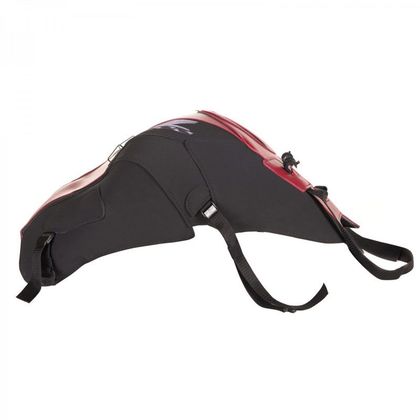 Tapis de réservoir Bagster NOIR MAT BORDEAUX CLAIR