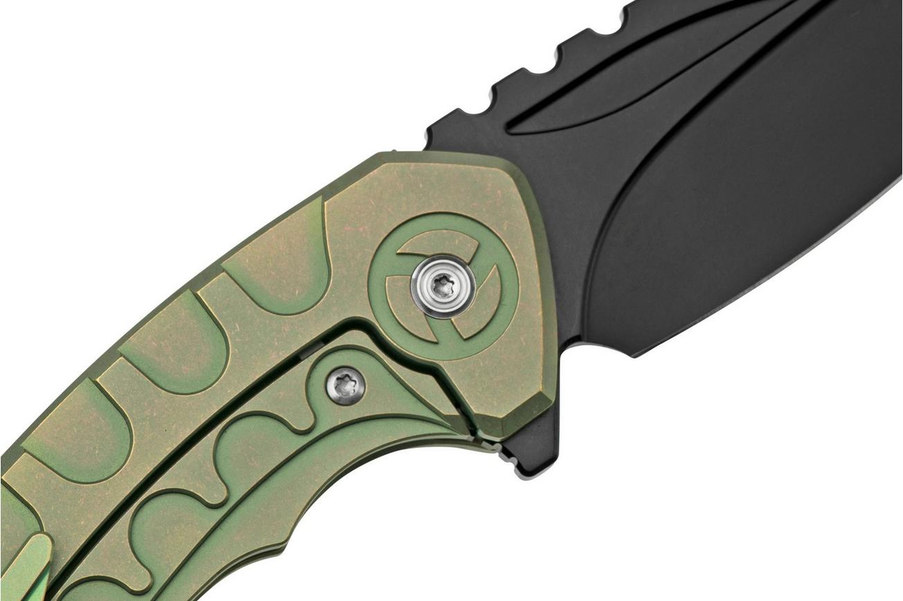 Bestech Buwaya BT2203D Black/Green Titanium, zakmes