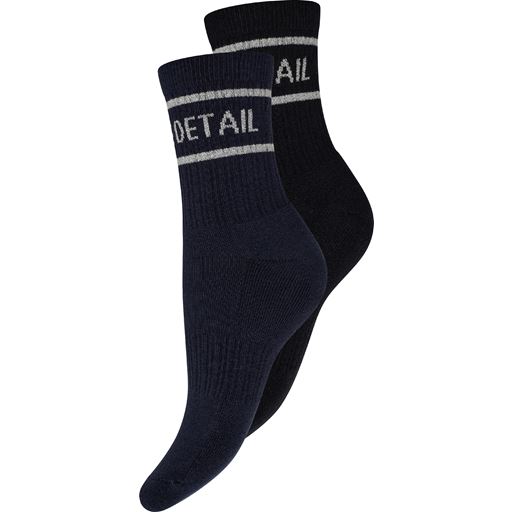 Hype The Detail 2-pak Tennissokker, Black/Navy
