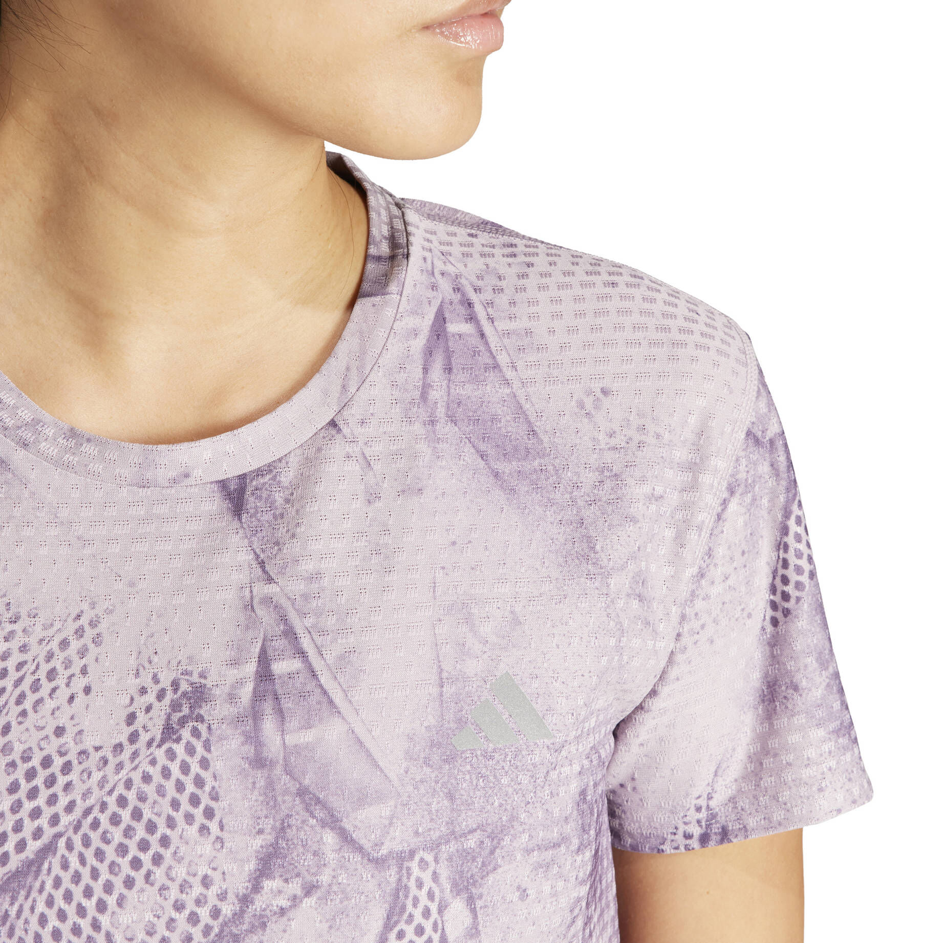 adidas Performance| Damen Laufshirt ULTIMATE ALL OVER PRINT HEAT.RDY TEE W