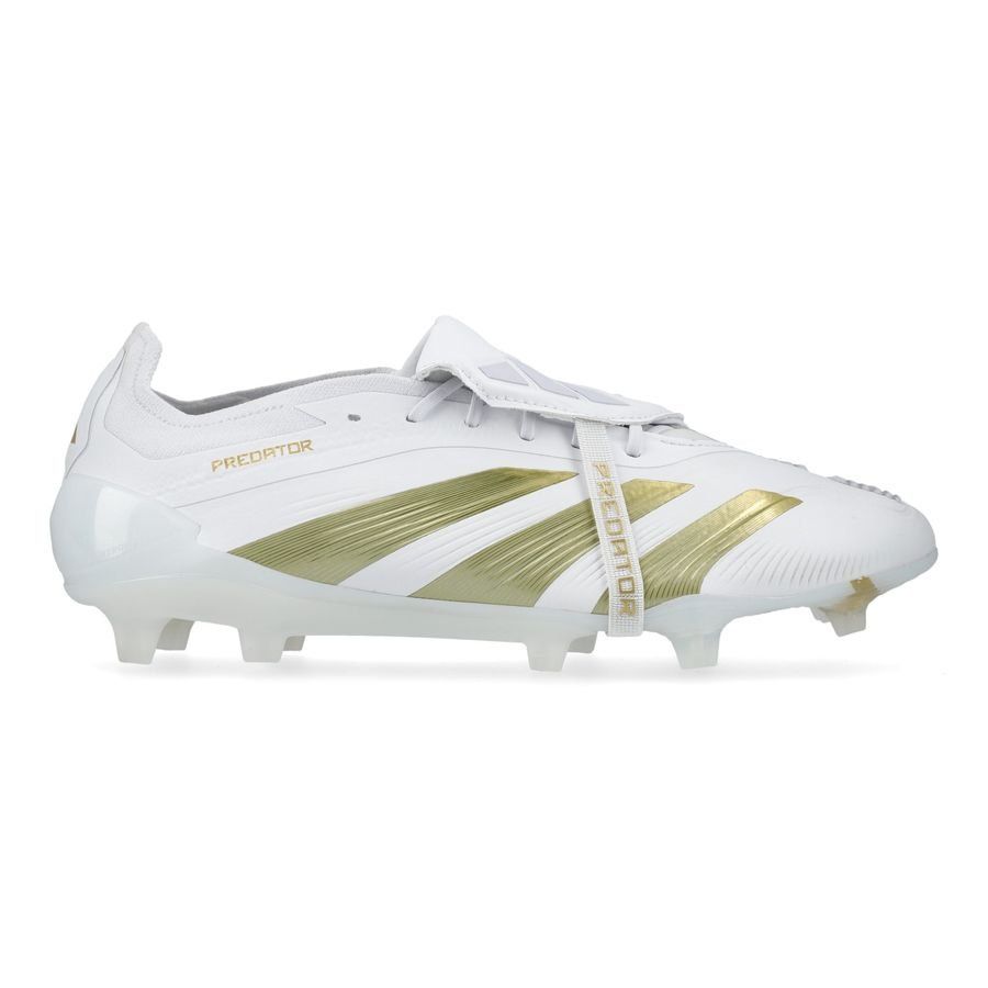 adidas Predator Elite Fold-over Tongue FG Day Spark - Blanc/Doré/Blanc