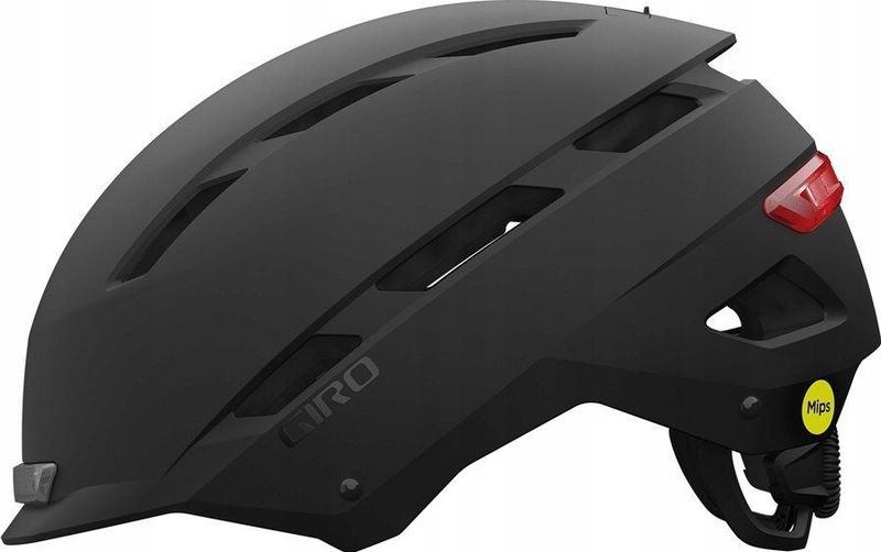 Giro - Escape MIPS - Fietshelm - Zwart - Met Oplaadbare LED Lampjes