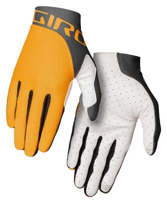 Gants Longs Giro Trixter Jaune / Blanc