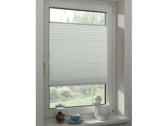 Gardinia Plissée Concept Thermo, Weiss, 80 x 130 cm Blickdichtes Plissee