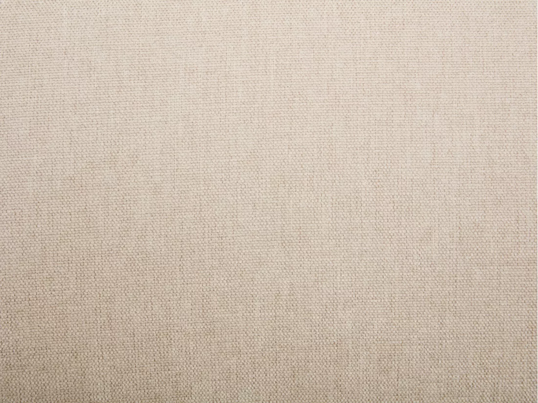 Canapé d'angle droit relax électrique avec assise coulissante en tissu beige OLMERIO