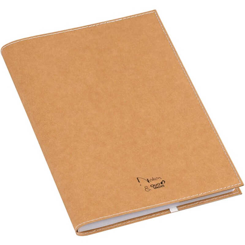 Quo Vadis - Carnet de notes - Nelies - Marron - Pages Lignées - 16x24 cm -  recyclé