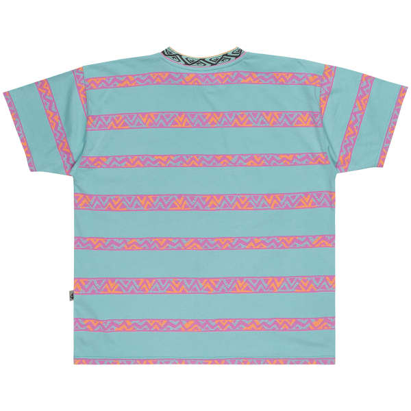 T-shirt QUIKSILVER TAKE US BACK JAQUARD TEE MARINE BLUE HERITAGE STRIPE 64