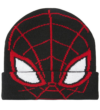 Name It Mütze - Strick - NmmJacoby Spider - Schwarz