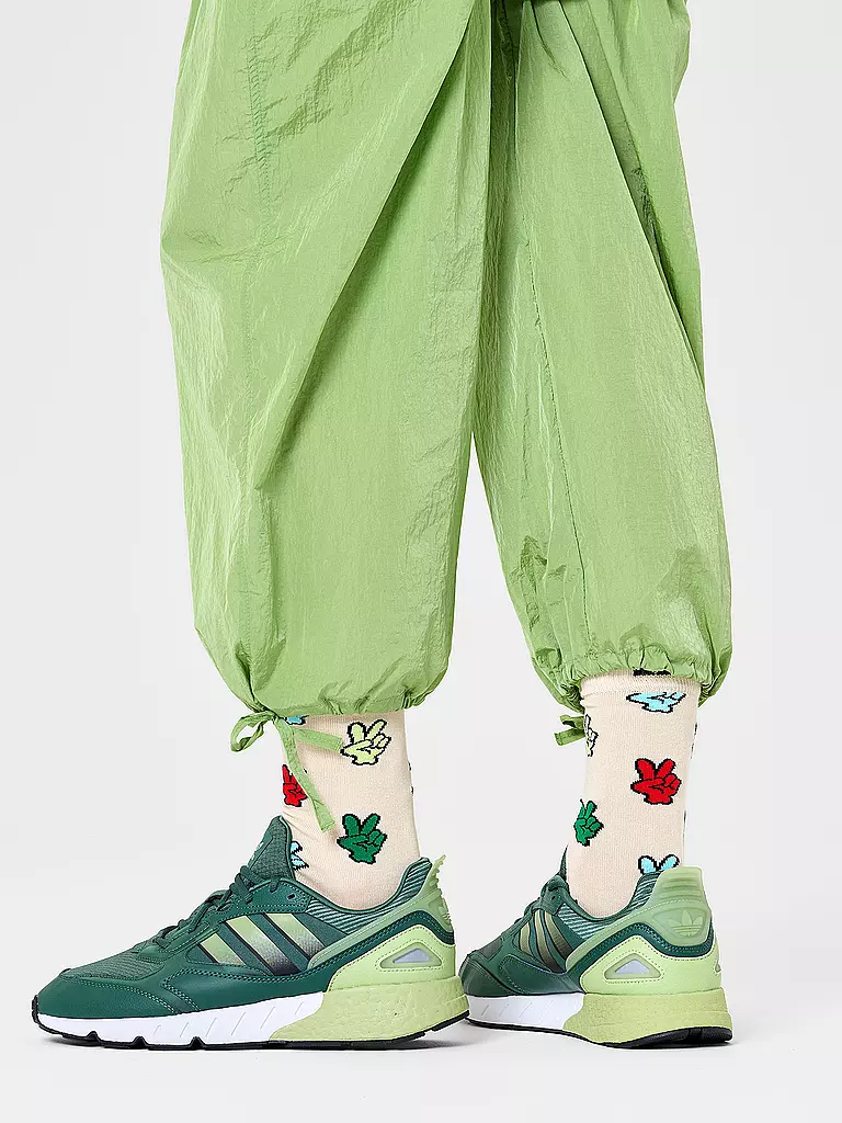 HAPPY SOCKS Damen Socken VICTORY SIGN 36-40 beige beige