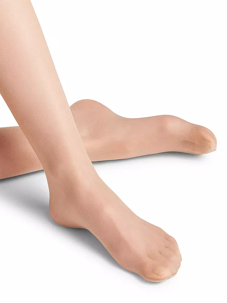FALKE Kniestrümpfe Seidenglatt 15 DEN cocoon beige