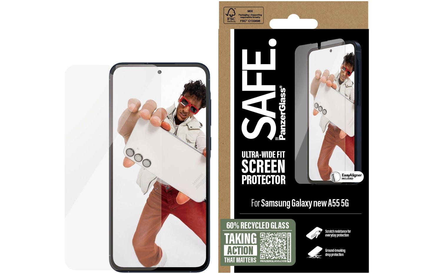 Displayschutz Ultra Wide Fit Galaxy A56 5GDisplay-Schutzfolie für das Samsung Galaxy A56 5G