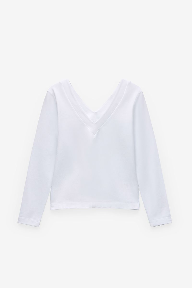 LONGSLEEVE COM DECOTE EM V