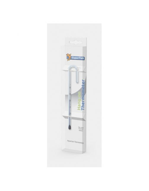 Superfish Hang On Thermometer - Aquarium Toebehoren - Transparant 1 stuk