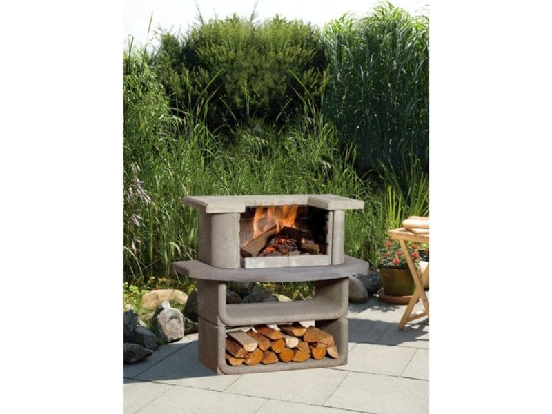 Buschbeck Grillbar Kingston 110 x 65 x 101 cm Ein Allround-Feuerplatz zum Grillen oder für Lagerfeuer