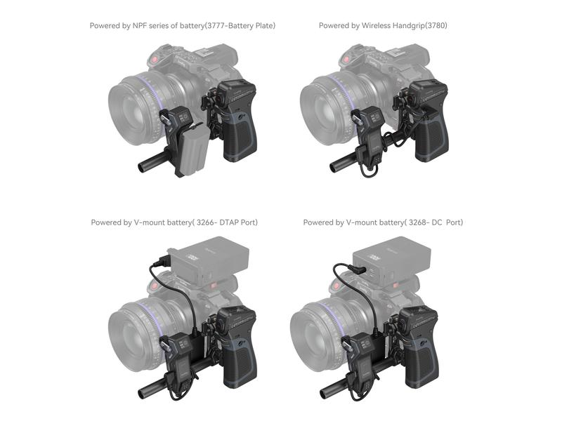 Smallrig MagicFIZ Wireless Follow Focus Handgrip Kit Präziser und latenzarmer Follow Focus für Videoaufnahmen