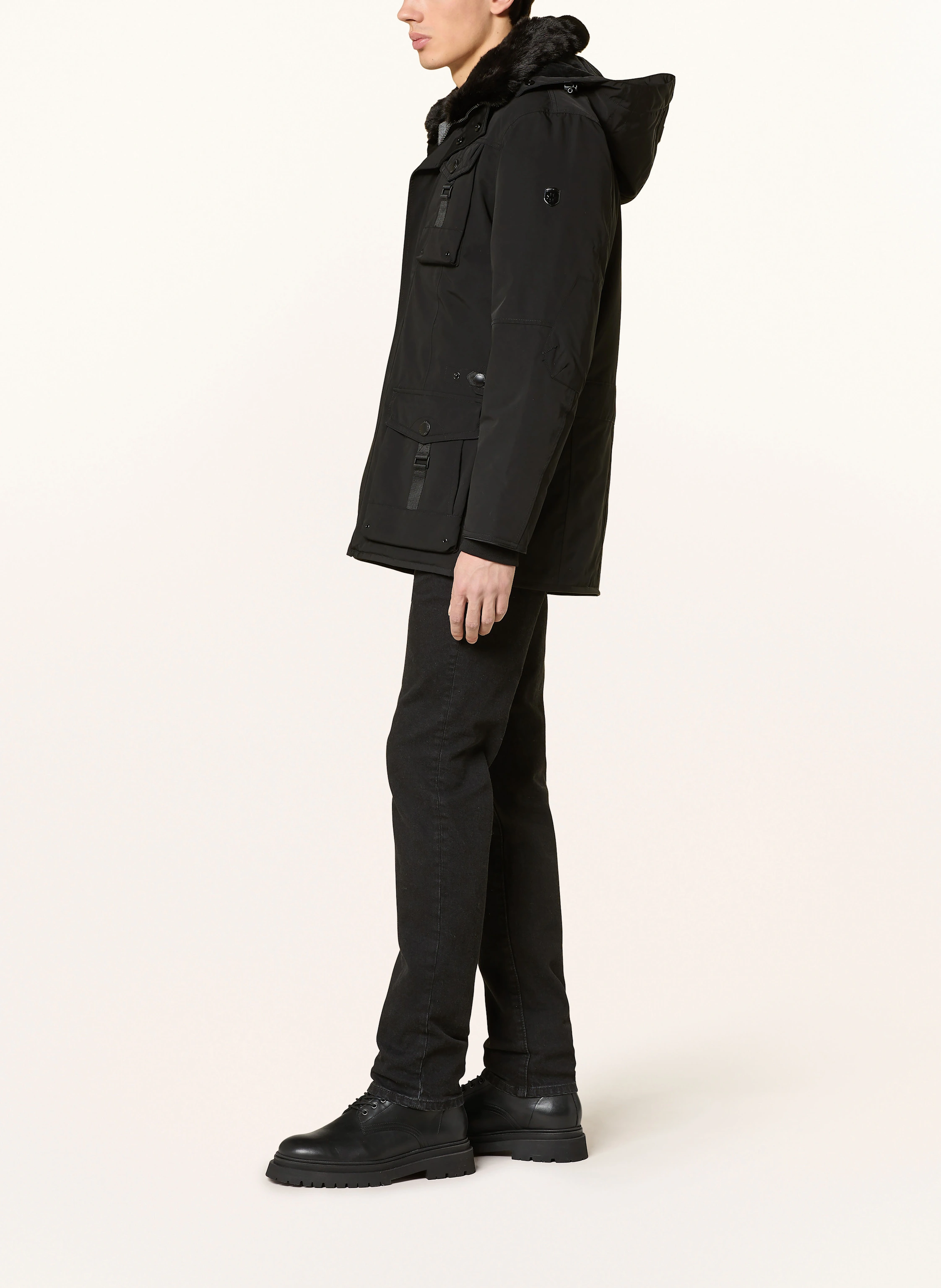 WELLENSTEYN Jacke mit abnehmbarer Kapuze und Kunstfell