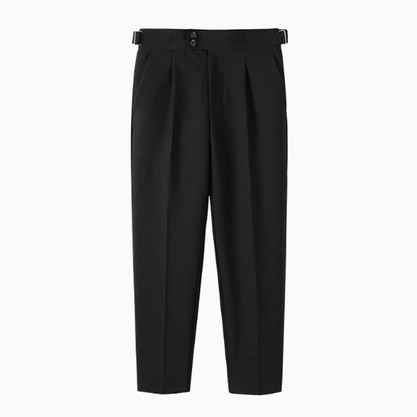Loansk - Hoge taille effen rechte broek