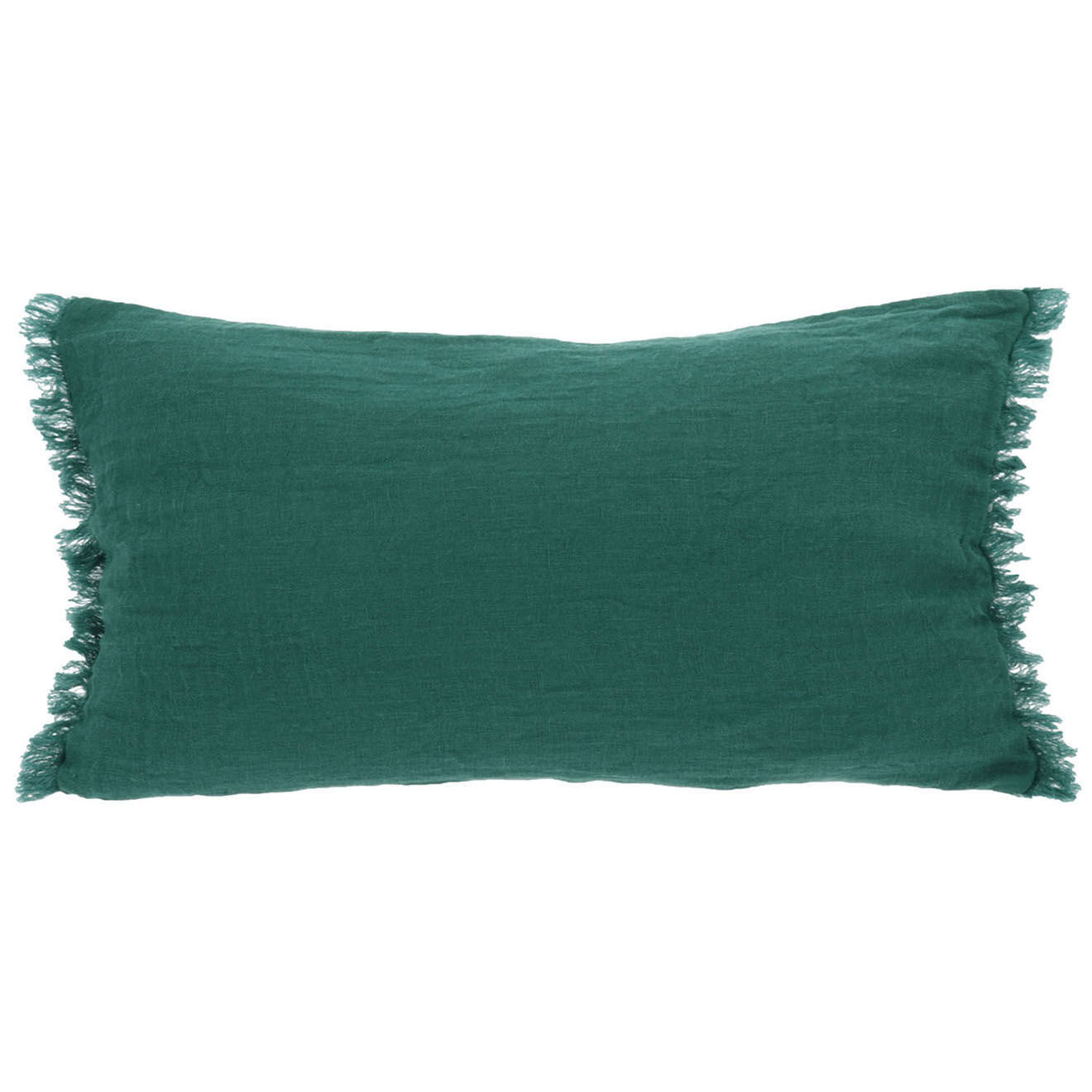 En Fil d'Indienne Housse de coussin Étamine canard - 45x100 cm