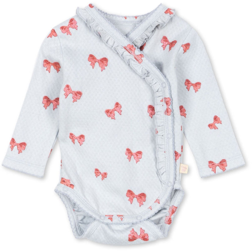 Køb Konges Sløjd Rosia Blue Bow Sui Newborn Flæse Body GOTS