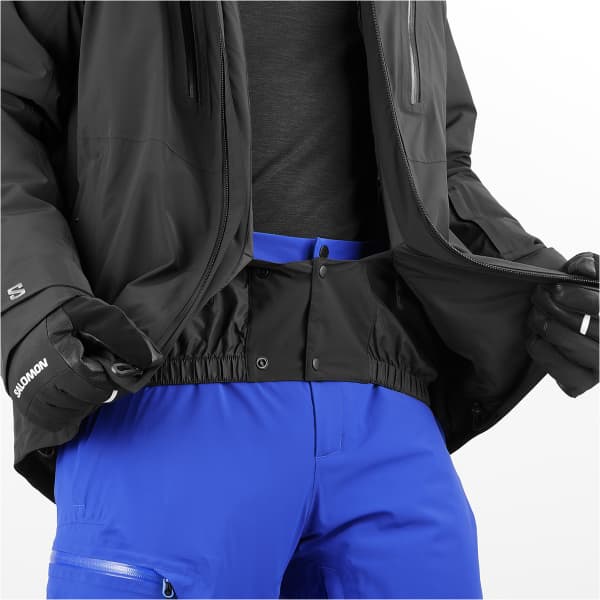 Veste de ski SALOMON BRILLIANT JACKET DEEP BLACK