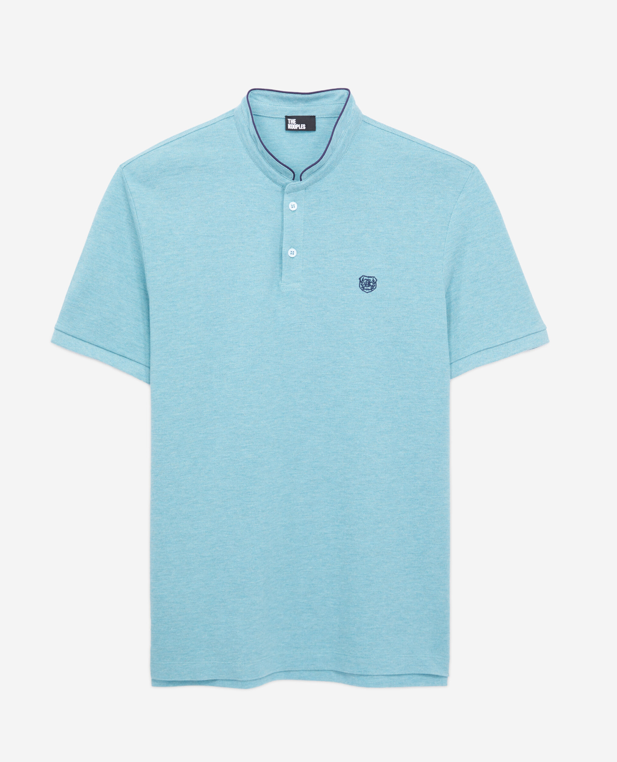 Polo col officier bleu