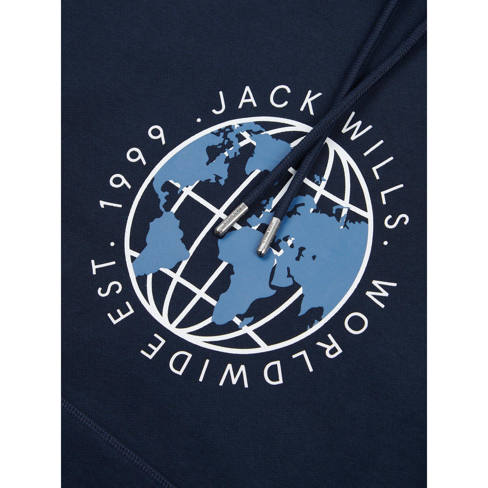 Jack Wills JW Graphic Hoodie Mens