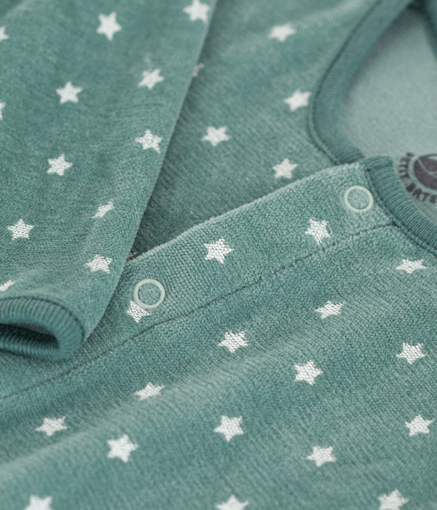 Pyjama bébé étoiles en velours