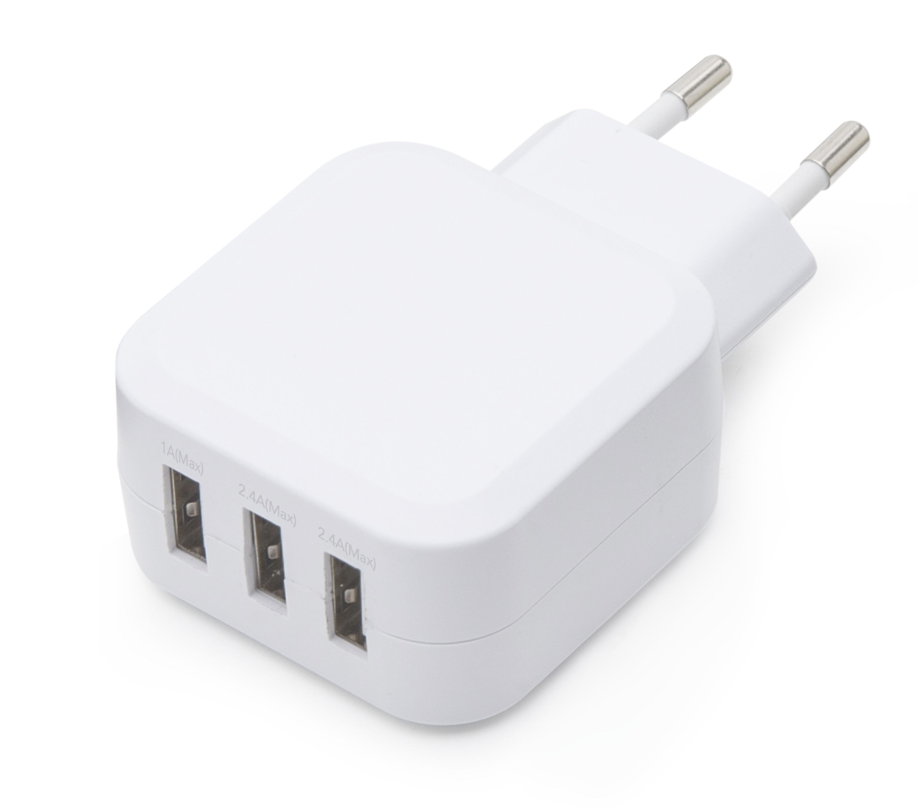 Linocell 4,8 A USB-lader med tre porter
