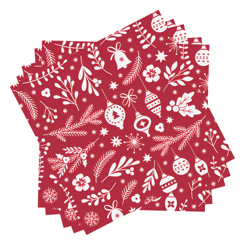 Juleservietter 20-pk 33x33 cm