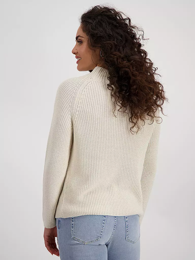 MONARI Rollkragenpullover creme